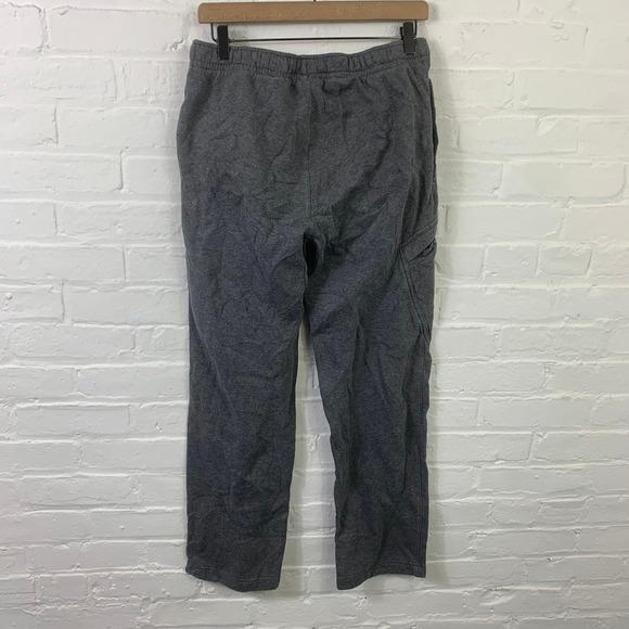 Nike Women's Elastic Waist Drawstring Open Hem Sweatpants Gray Size Medium - Picture 2 of 4